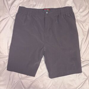 BURLEBO Everyday Shorts Men XXL Gray 9” Inseam Stretch Lightweight